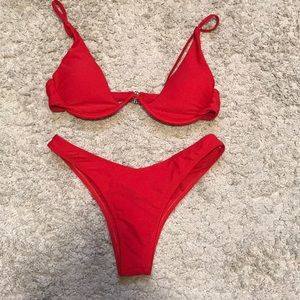 Red bikini